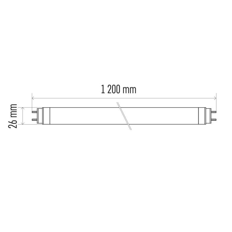 LED trubice 18W 120cm, 1800lm, 4000K, T8, EMOS
