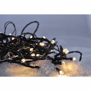 LED vánoční řetěz 300 LED, 30m, přívod 5m, IP44,  teplá bílá, SOLIGHT