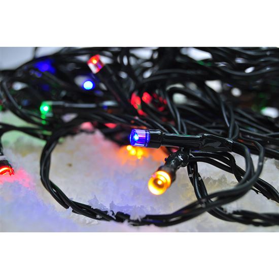 Solight 1V05-M světelný řetěz 500 LED multicolor barevné vánoční osvětlení 50m