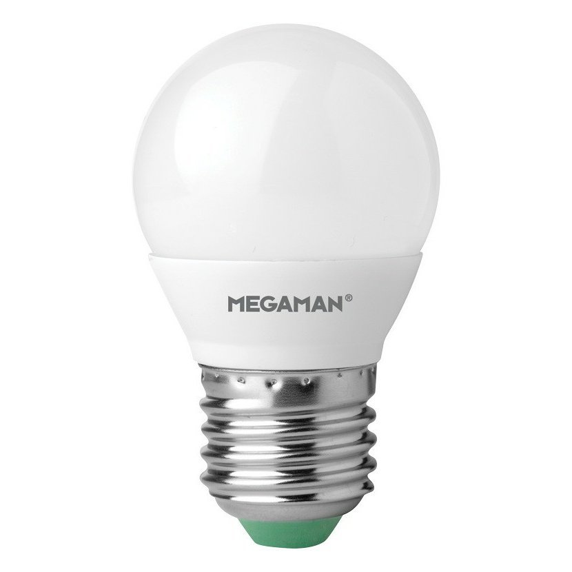 MEGAMAN LED žárovka 3,5W E27, 2800K, mini globe