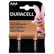 Baterie AAA/LR03 DURACELL BASIC, 2 ks (blistr)