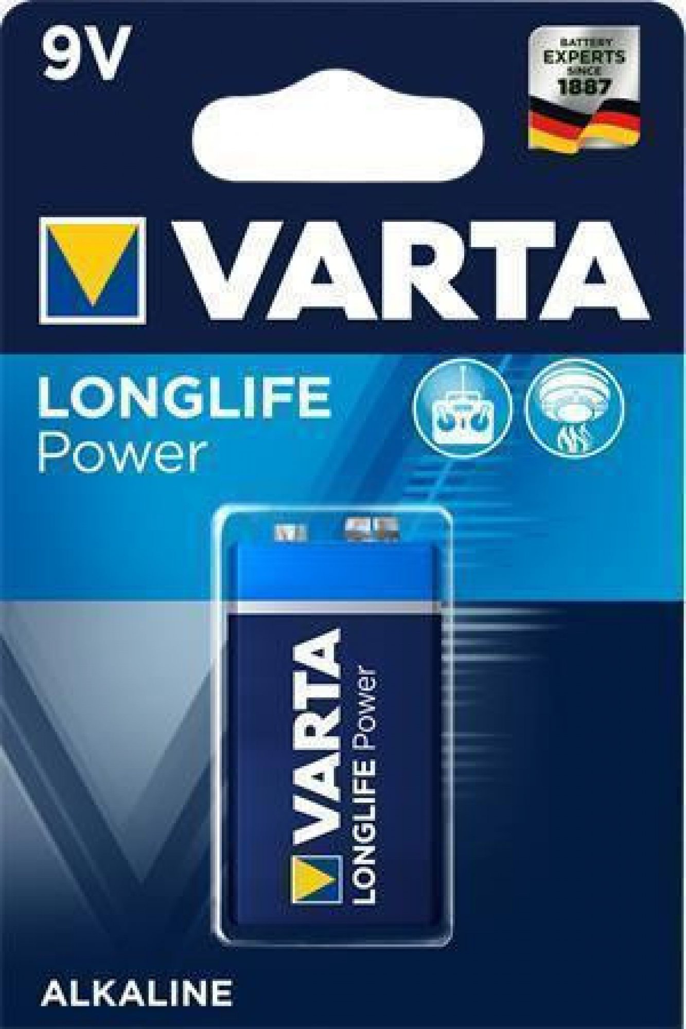 Baterie 9V VARTA Longlife Power, 1 ks