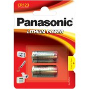 Baterie CR123 PANASONIC, 2 ks (blistr)