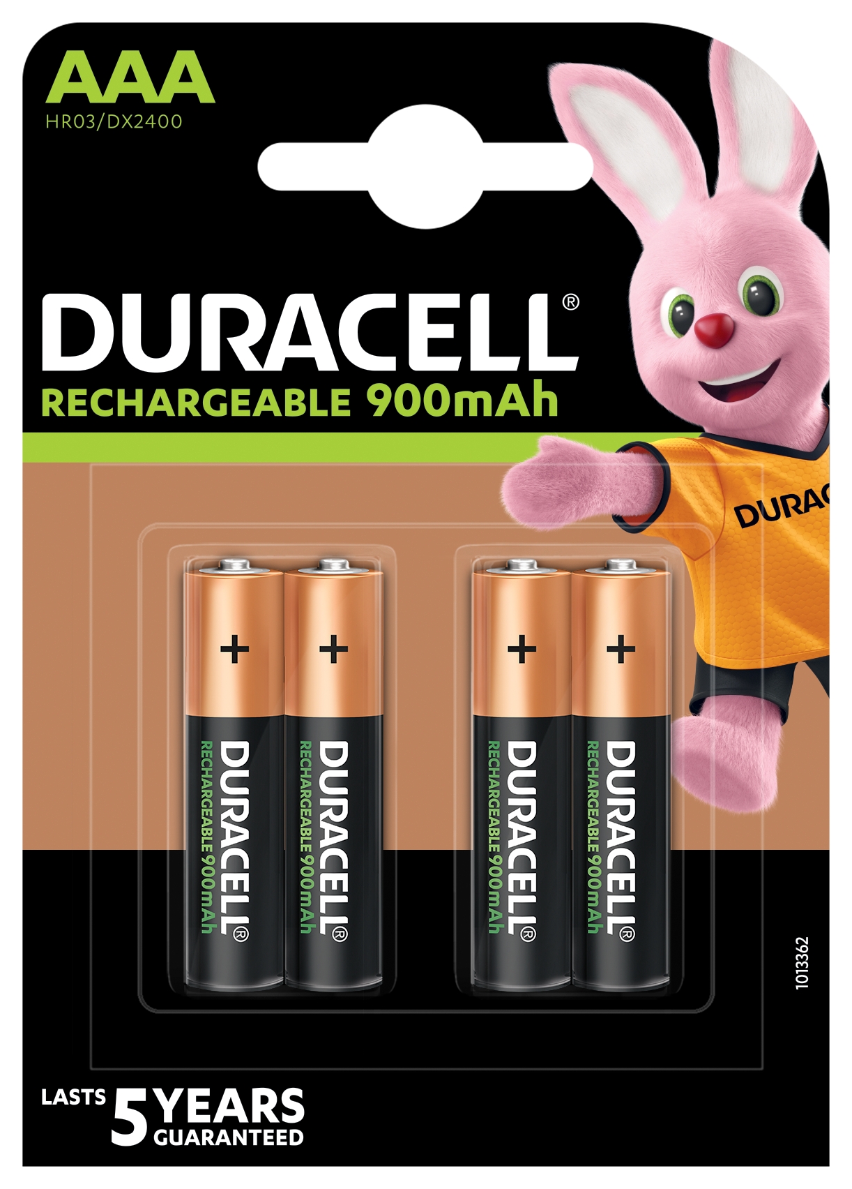 Baterie Duracell Recherge Turbo AAA 900mAh 4ks HR03, nabíjecí mikrotužka Duracell