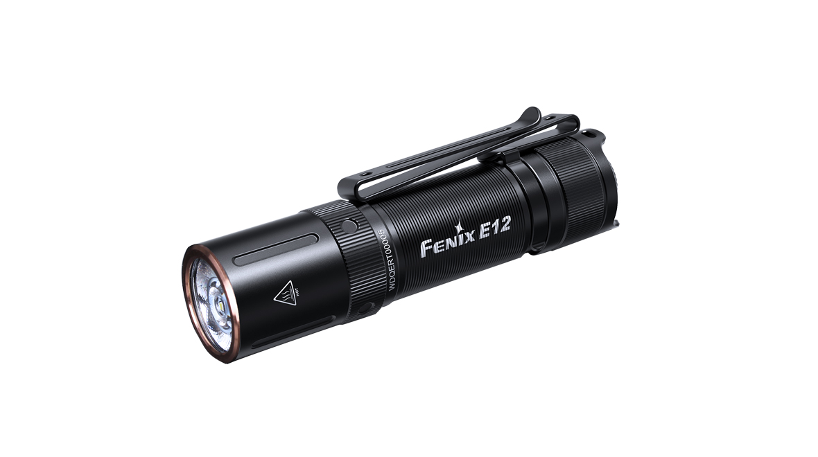 LED svítilna Fenix E12 V2.0 (160 lumenů) kovová svítilna na 1x AA baterie