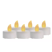 Čajové LED svíčky EMOS, bílé, 6 ks