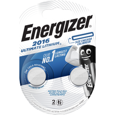 Baterie CR2016 ENERGIZER Ultimate Lithium 2 ks (blistr)