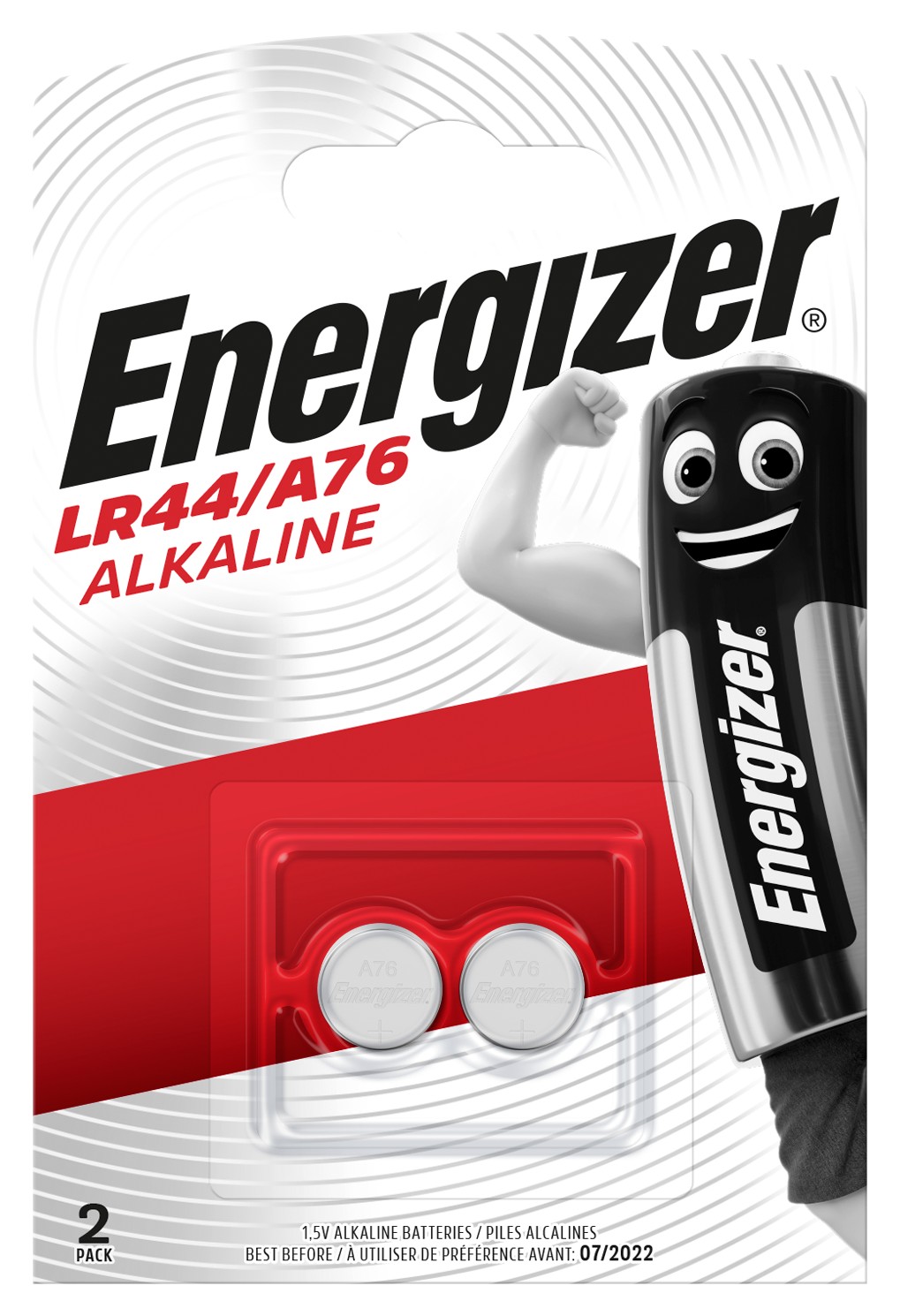Baterie Energizer LR44/A76 Knoflíková baterie Energizer LR44/A76