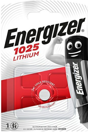 Baterie Energizer CR1025 1 ks (blistr)