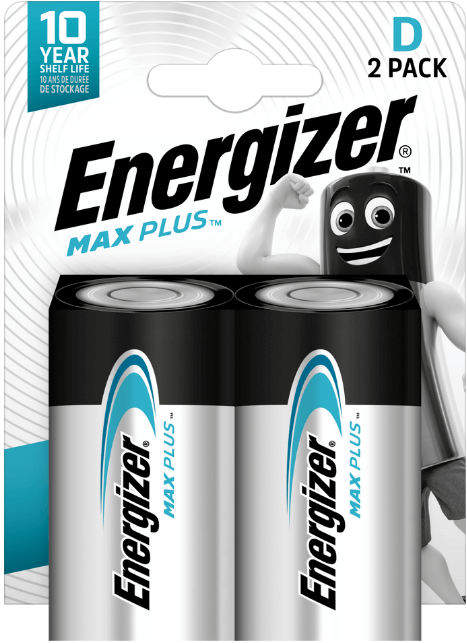 Energizer Max Plus D LR20 2 ks super alkalický velký monočlánek