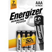 Baterie AAA/LR03 ENERGIZER Alkaline Power, 4 ks (blistr)