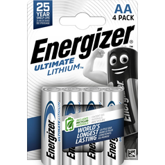 Baterie AA/FR6 ENERGIZER Ultimate Lithium, 4 ks (blistr)