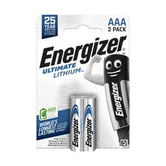 Baterie AAA/FR03 ENERGIZER Ultimate LITHIUM L92, 2 ks (blistr)