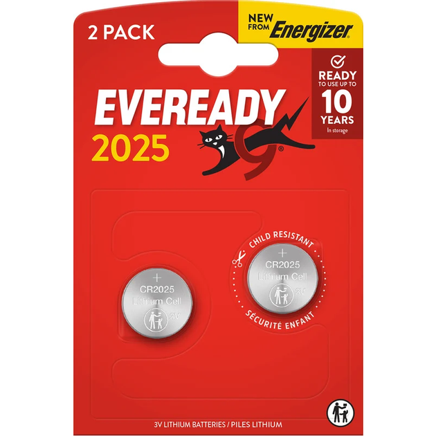 Everady-CR2025-lithiova-baterie-3-V-2-BL