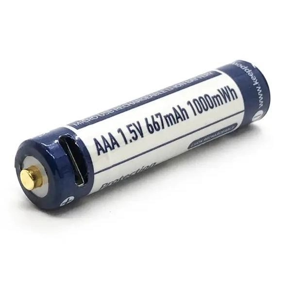 Keeppower USB AAA baterie 667 mAh 1 ks