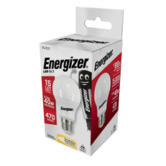 LED žárovka   4,9W (40W) E27 ENERGIZER, teplá bílá