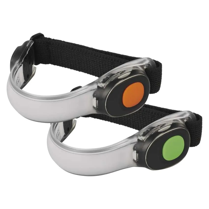 Bezpečnostní světlo jako LED náramek na ruku-paži | zelená LED Emos P4713