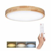 LED svítidlo 48W, 3360lm, stmívatelné, dálkové ovládání, 39cm, Solid Oak