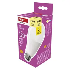 LED žárovka  16W (120W) E27 EMOS, teplá bílá