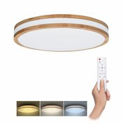 LED svítidlo 48W, 3360lm, stmívatelné, dálkové ovládání, 38cm, Solight Woody