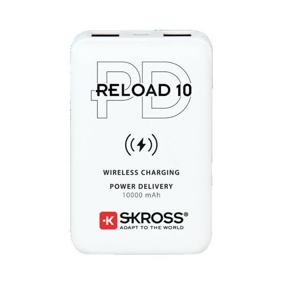 SKROSS Reload 10 Wireless Qi PD powerbanka 10 000 mAh, USB A+C