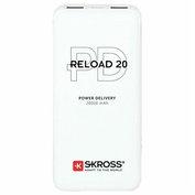 Powerbanka SKROSS Reload 20 PD, 20000mAh, USB A+C, bílá