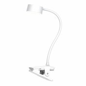 LED stolní lampička, 2W, 210lm, 3CCT, bílá, clip, nabíjecí, Solight