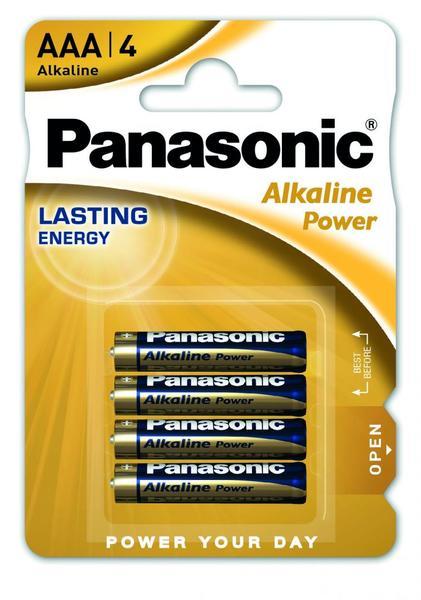 Panasonic Alkaline Power AAA, 4 ks
