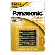 Baterie AAA/LR03 Panasonic, 4 ks (blistr)