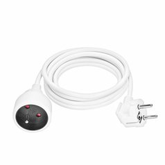 Prodlužovací kabel 1 zásuvka 3 m, průřez 3 x 1.5 mm2, 16 A, Solight