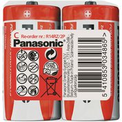 Baterie R14/C Panasonic, 2 ks (shrink)