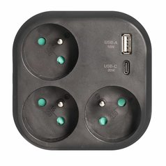Rozbocka-3-zasuvky-rychlonabijecka-Solight-P112B-PD20
