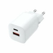 USB nabíjecí adaptér, USB-C + USB-A, GAN 33W PD, Solight