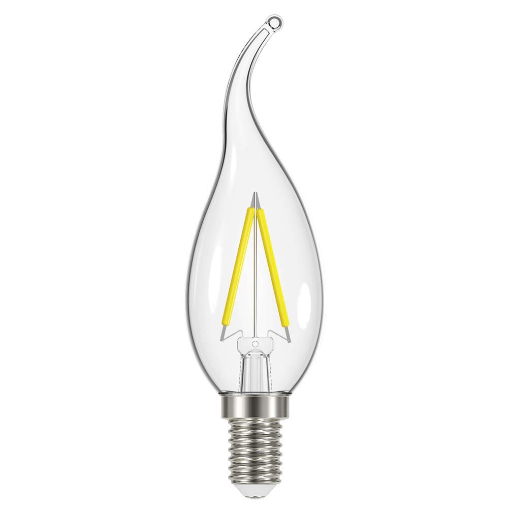 Energizer LED Filament Clear 2,4W Eq 25W E14, S12854, zahnutá svíčka teplá bílá 2700K