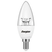 LED žárovka   5,4W (40W) E14 ENERGIZER, svíčka, čirá, teplá bílá