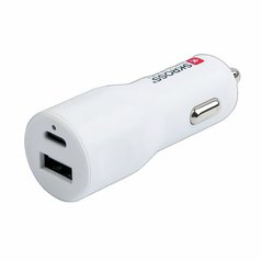 Autoadaptér, USB-A, USB-C, Power Delivery 20W, SKROSS