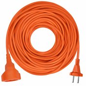 Prodlužovací kabel 1 zásuvka 30m, 2 x 1,5mm2, oranžová, SOLIGHT