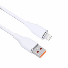 Silikonový USB kabel 1 m, USB 2.0 A konektor - Lightning konektor, Solight