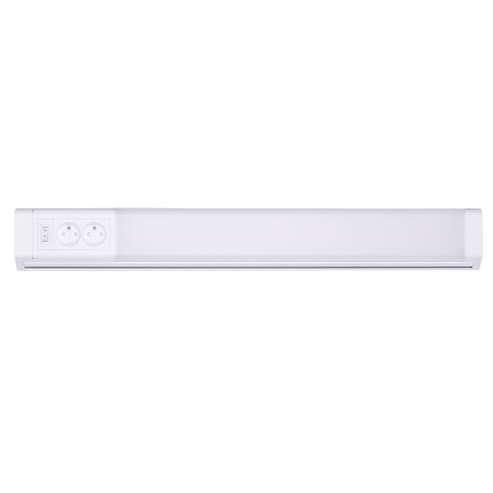 Solight LED kuchyňské svítidlo, 2x zásuvka, vypínač, 10W, 4100K, 51cm WO213