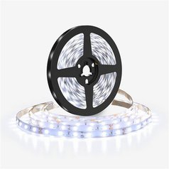 LED pásek 5m, 120LED/m, 10W/m, 1100lm/m, IP20, studená bílá, SOLIGHT