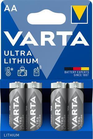 Baterie FR6 VARTA ULTRA Lithium, AA 4ks
