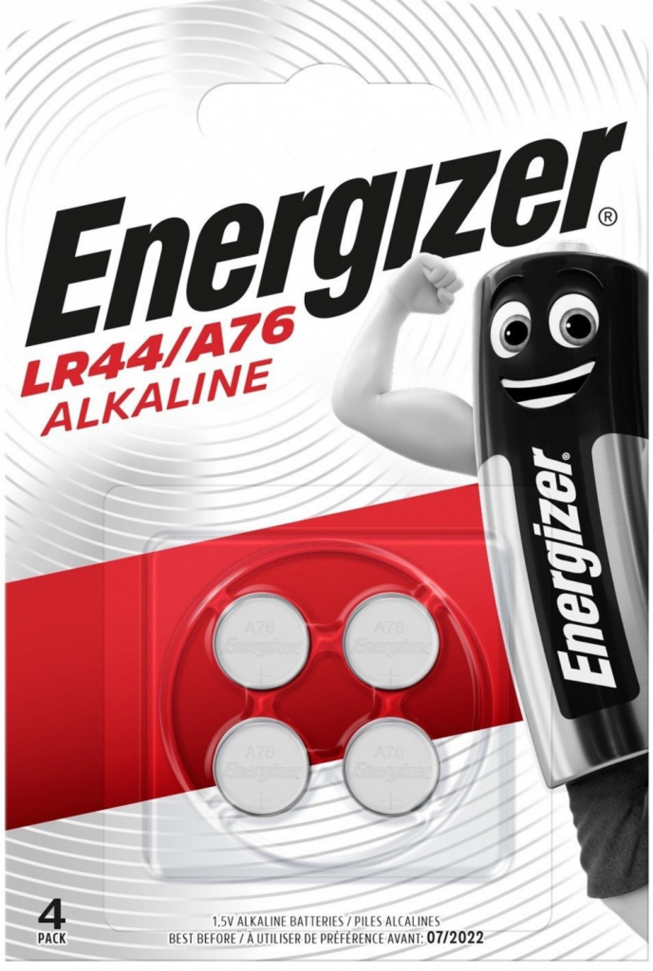 Energizer A76 LR44 150mAh 4ks E300141401 LR1154
