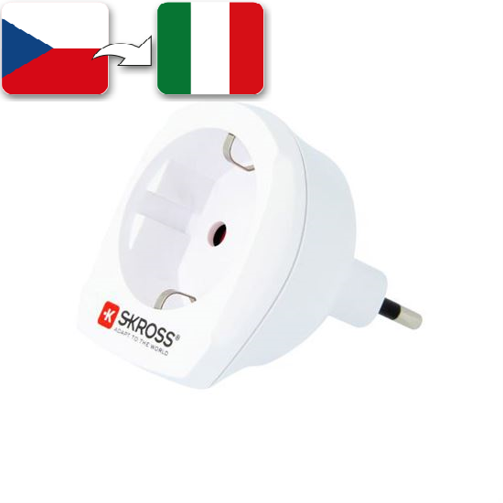 SKROSS cestovní adaptér SKROSS pro použití v Itálii PA25