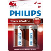 Baterie LR14/C PHILIPS PowerLife, 2 ks (blistr)