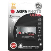 Baterie 9V AGFAPHOTO Ultra, 1ks (blistr)