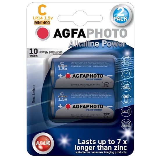 AgfaPhoto Power C 2ks AP-LR14-2B alkalický malý monočlánek