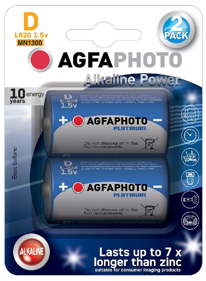 AgfaPhoto Power D 2ks AP-LR20-2B AP-LR20-2B