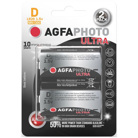 AgfaPhoto Power Ultra LR20/D 2ks AP-LR20U-2B
