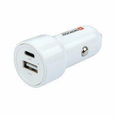 Autoadaptér, USB-A, USB-C, Power Delivery 65W, SKROSS