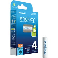 Baterie AAA/HR03  800mAh Panasonic ENELOOP,  4 ks (blistr)